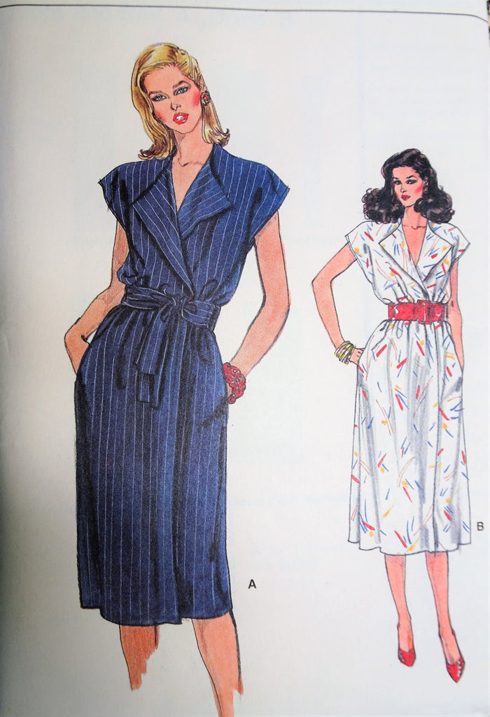 Flared WRAP Dress Pattern ...